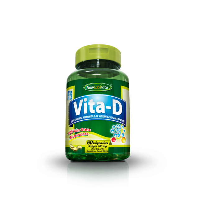 Vita D - 60 Cáps - 250mg (New Labs Vita)