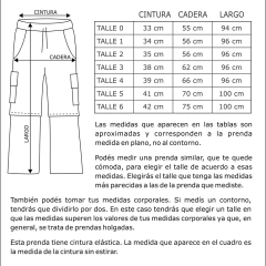 PANTALON MICROFIBRA DESMONTABLE ADULTAS - comprar online