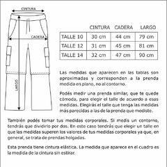 PANTALON MICROFIBRA DESMONTABLE NIÑA - comprar online