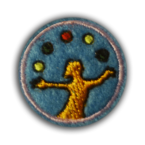 INSIGNIA ESPECIALIDAD GUIAS EN CARAVANA "CIRCO"