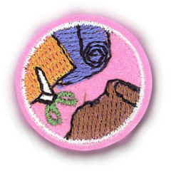 INSIGNIA ESPECIALIDAD MARIPOSAS "ARTESANIA"
