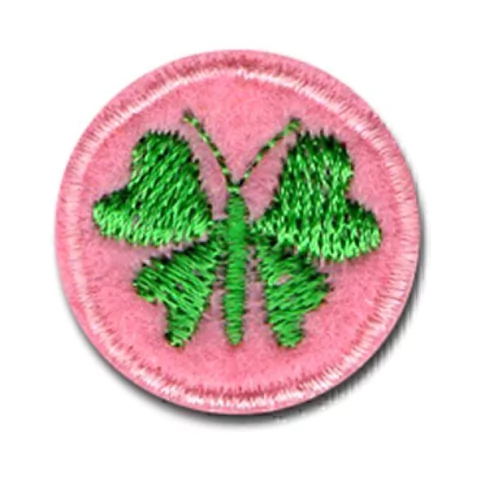 INSIGNIA PROGRESION MARIPOSAS VERDE