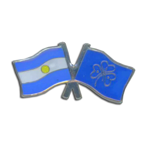 PIN ESCARAPELA "DOS BANDERAS"