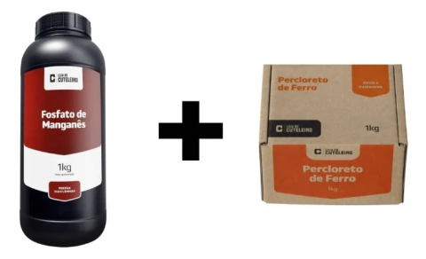 Kit Fosfato de Manganês 1 kg + Percloreto de Ferro 1 kg