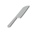Lâmina de Faca Chef 05 Aço Inox 420 - Full Tang - LFCHFINX05