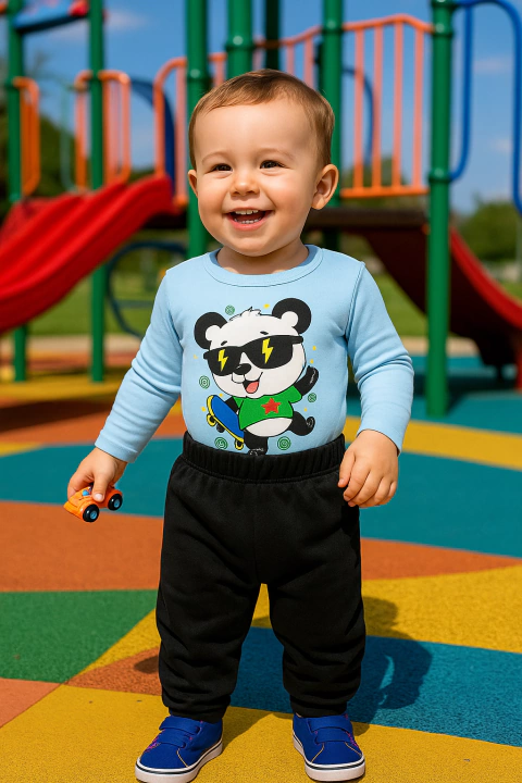 Conjunto Osito Patineta ML - comprar online