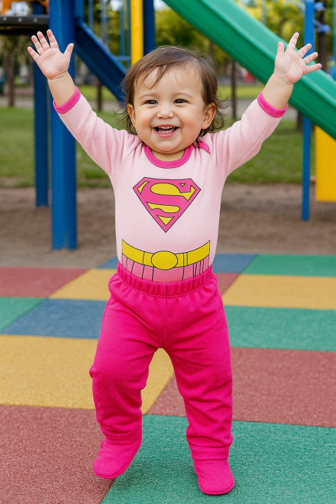 Conjunto Super Girl ML - comprar online