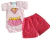 Conjunto Super Girl Rosa MC Short - comprar online
