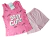 Conjunto Remera Musculosa Stay Cute Coral - comprar online