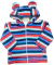 Campera Polar Orejitas Rayado Rojo - comprar online