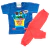 Conjunto Remera Monster Francia MC
