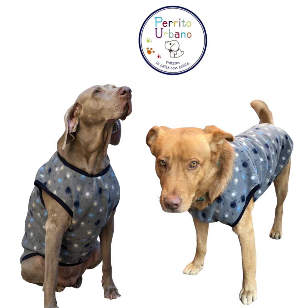 BUZO POLAR SOFT SIN MANGAS PERRITO URBANO