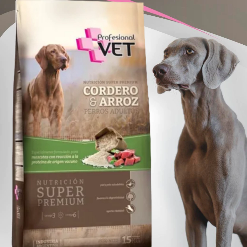 Alimento Profesional Vet Super Premium Cordero y Arroz