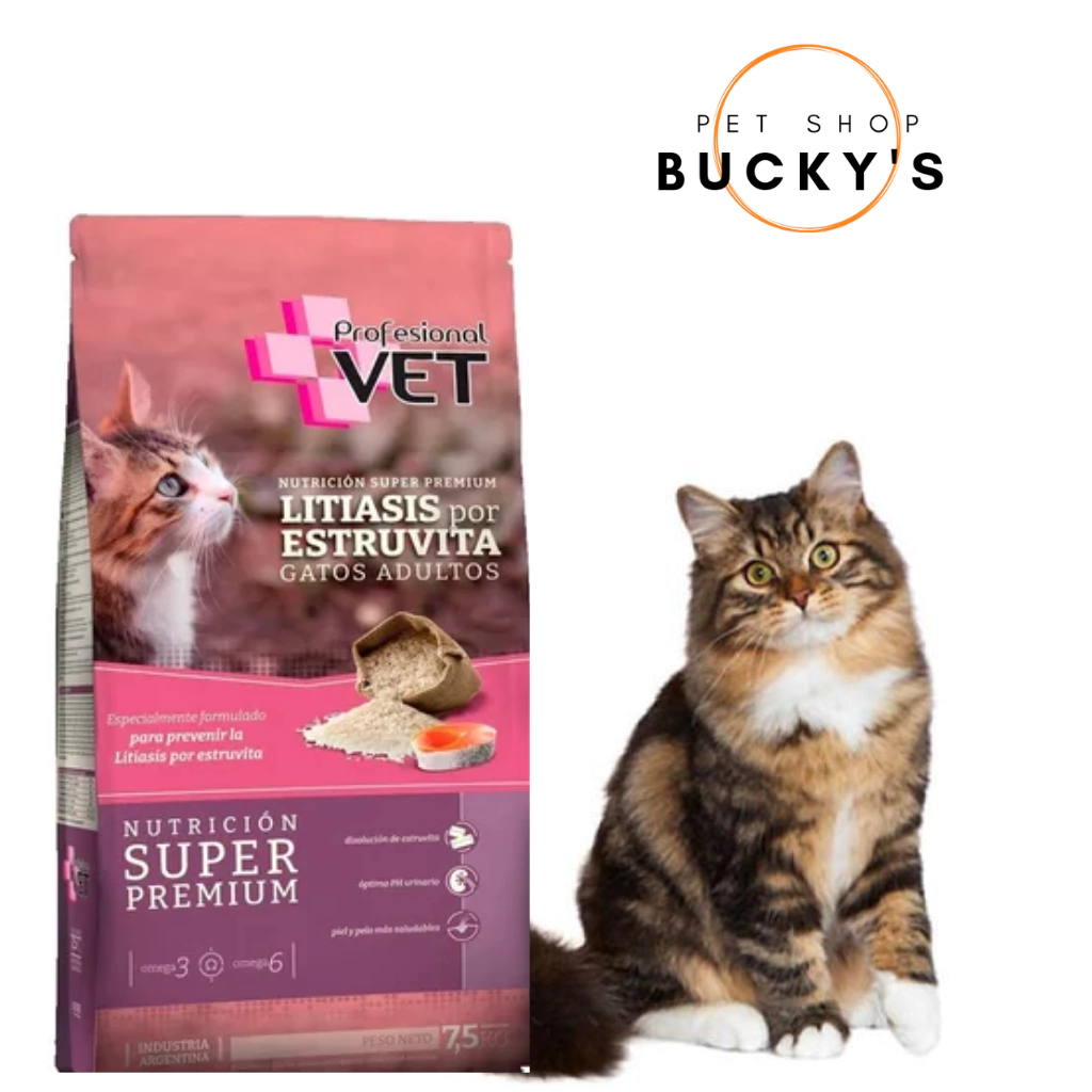 ALIMENTO PROFESIONAL VET GATO LITIASIS POR ESTRUVITA - URINARY
