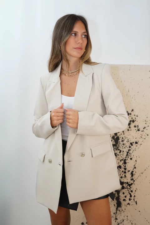 Blazer Olga Beige - comprar online
