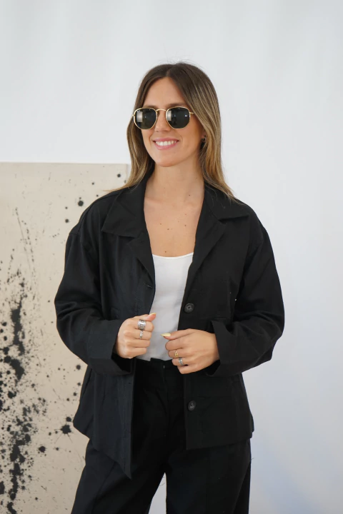 Campera Maia Negro - comprar online