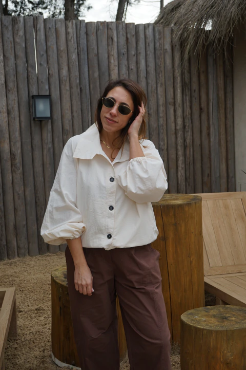 Campera Bequia Blanco