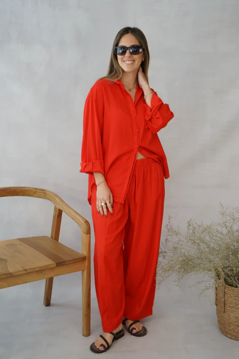 Pantalon Cozumel Rojo