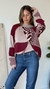 Sweater Geometric Rojo en internet