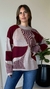 Sweater Geometric Rojo en internet