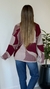 Sweater Geometric Rojo - Simona