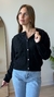 Cardigan Aplique Negro en internet