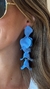 Aros Petalos Azul - comprar online