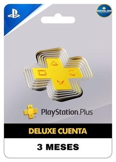 Membresia PlayStation Plus+ Deluxe (3 meses) cuenta