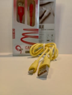 Cable Lightning (iphone) Ibek cb-502 (Amarillo) - comprar online