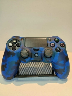 Funda joystick ps4 (camuflada azul y negra)