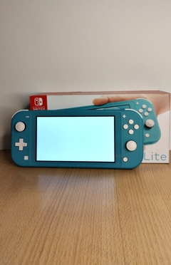 Consola nintendo switch lite turquesa (sellada) - tienda online