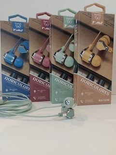 Auriculares Time au-1236 (Verde pastel) - comprar online