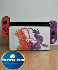 Consola nintendo switch oled edicion pokemon escarlata y purpura 64gb (sellada) - comprar online