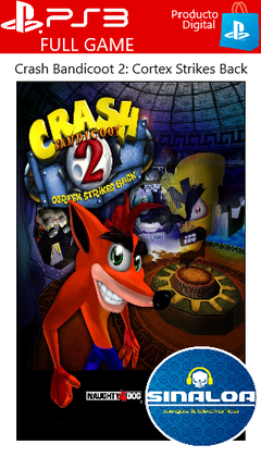 Crash Bandicoot 2: Cortex Strikes Back (formato digital) PS3 - comprar online