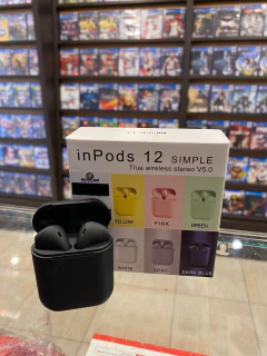 Auriculares inalambricos i12 (negros) en internet