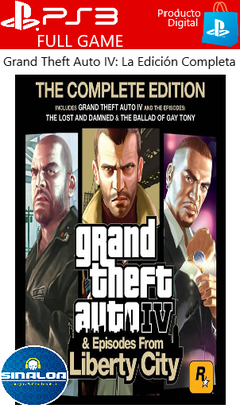 Grand Theft Auto IV: La Edición Completa (formato digital) PS3 - comprar online