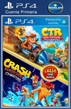 Crash Bandicoot 4: It's About Time + Crash Team Racing Nitro-Fueled (formato digital) PS4