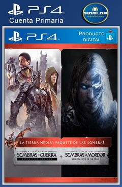 Middle-Earth: Shadow of Mordor + Middle-earth: Shadow of War (formato digital) PS4