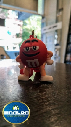 Llavero chocolate M&M (rojo)