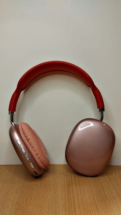 Auriculares vincha inalambrico au-16001 (rojo)