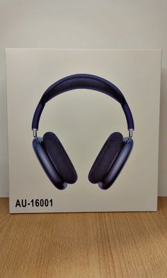 Auriculares vincha inalambrico au-16001 (azul) - comprar online