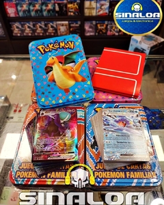 Lata familiar cartas de POKEMON (verde) - comprar online