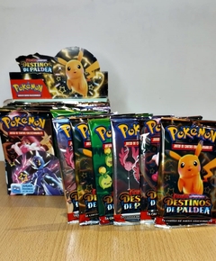 Sobre de figuritas POKEMON Escarlata y purpura destinos de paldea (1 paquete de 10un.) en internet