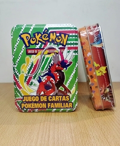 Lata familiar cartas de POKEMON (verde) en internet