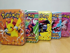 Lata familiar cartas de POKEMON (amarillo) - SINALOAMDQ