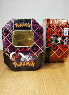 Lata hexagonal cartas de POKEMON (violeta) en internet