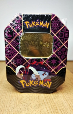 Lata hexagonal cartas de POKEMON (violeta)