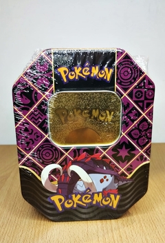 Lata hexagonal cartas de POKEMON (violeta) - SINALOAMDQ