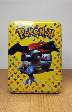 Lata familiar cartas de POKEMON (amarillo)