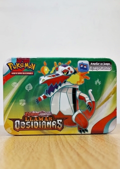 Lata cartas de POKEMON Escarlata y Púrpura-Llamas Obsidianas - comprar online